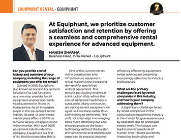 Driving Sustainability with Equipment Rentals